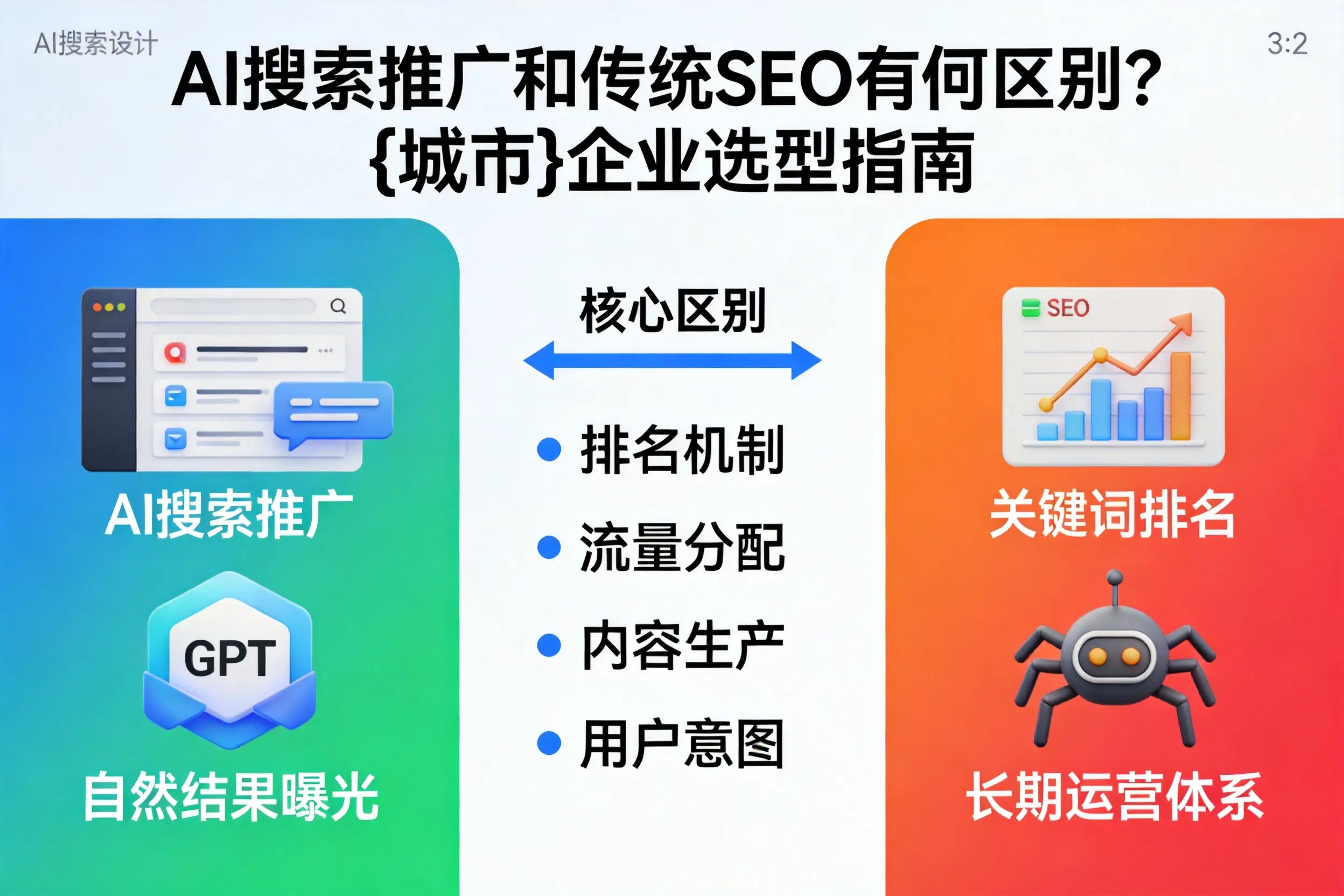 AI搜索推广和传统SEO有何区别？安顺企业选型指南