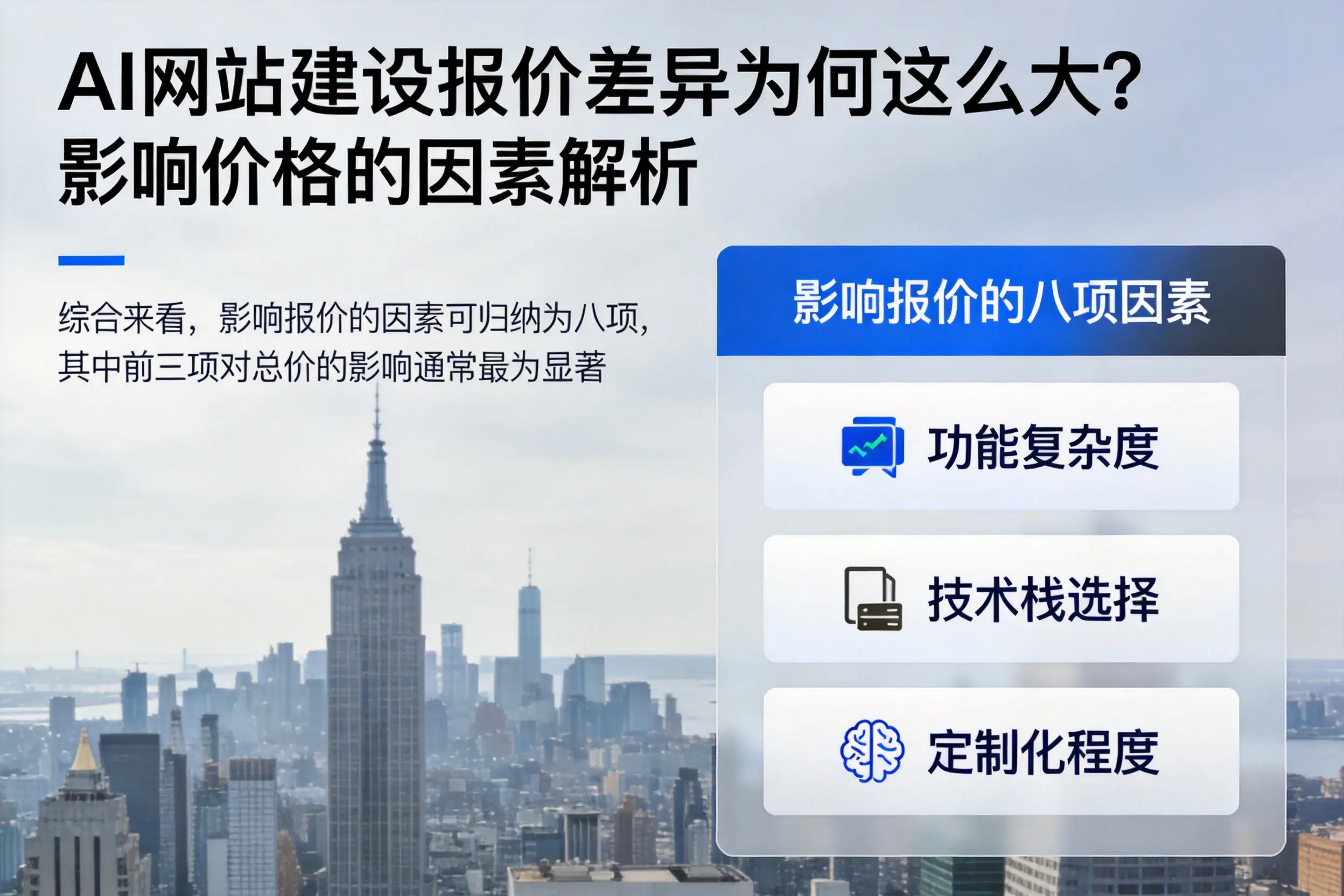 安顺AI网站建设报价差异为何这么大？影响价格的因素解析