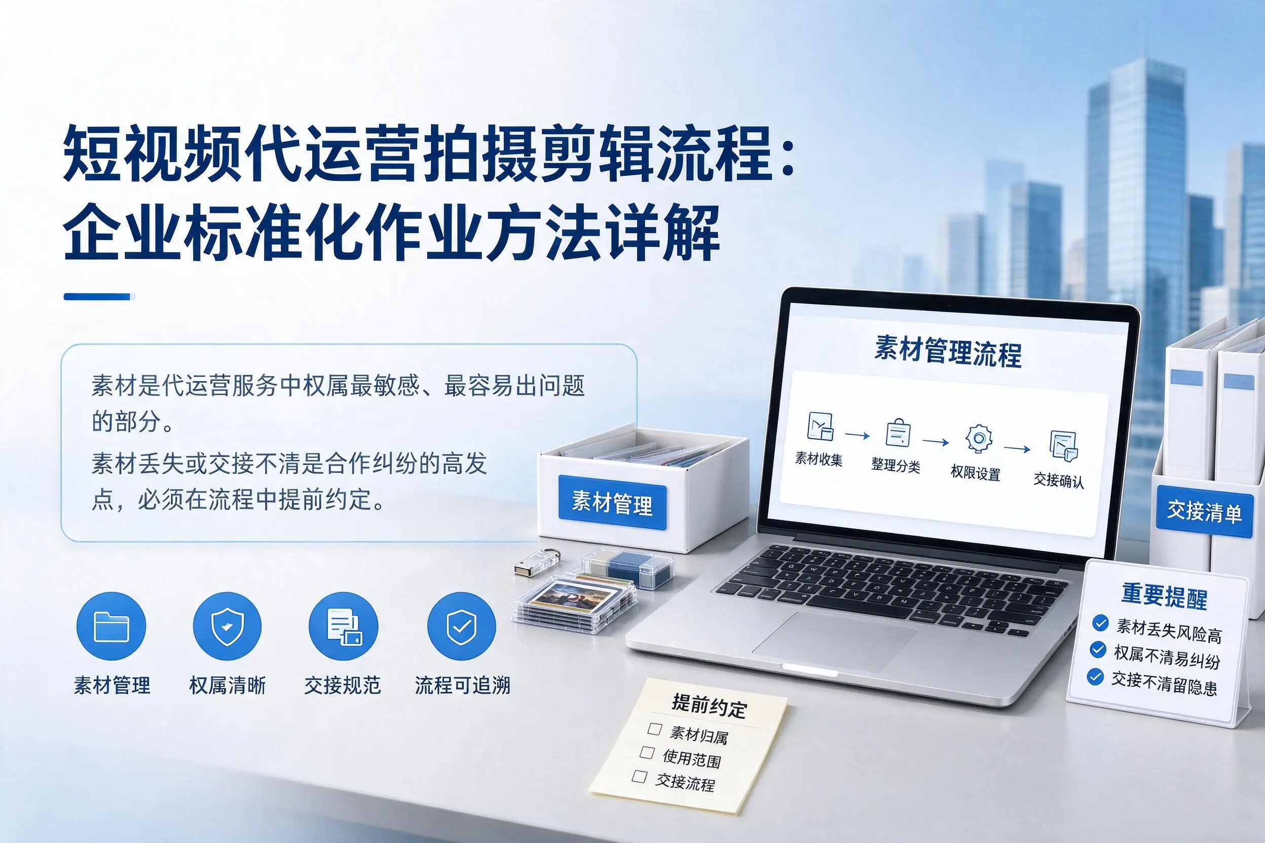 短视频代运营拍摄剪辑流程：安顺企业标准化作业方法详解