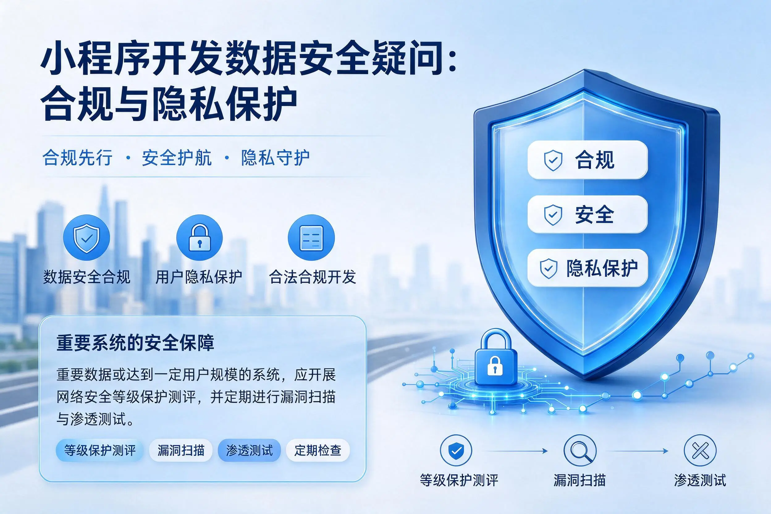安顺小程序开发数据安全疑问：合规与隐私保护